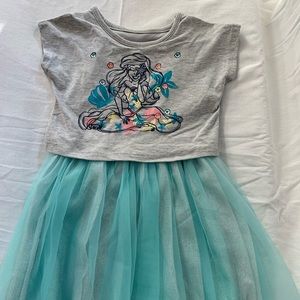 Disney Princess Ariel Dress Girls Size 4